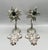Metal 20th Century Hollywood Regency Palm Tree Metal Candle Holders - a Pair For Sale - Image 7 of 9