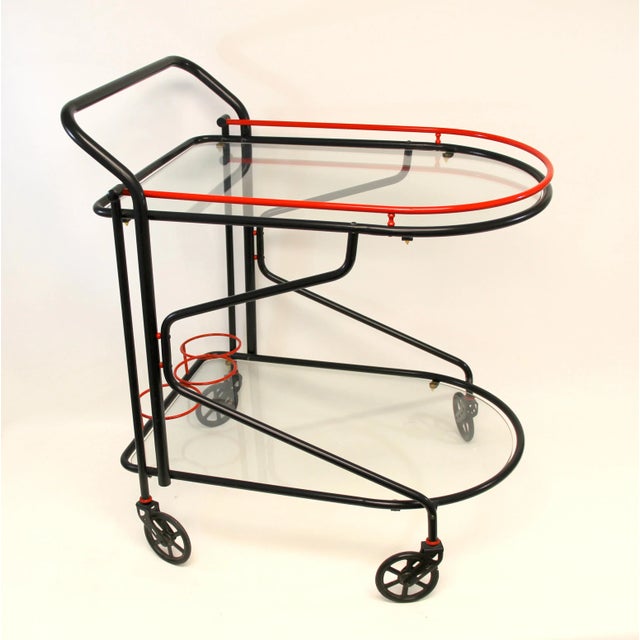 Black Trolley, 1980s For Sale - Image 8 of 8