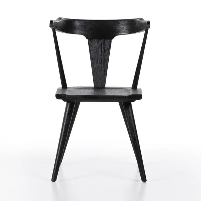 Black Four Hands Ripley Dining Chair, Black Oak For Sale - Image 8 of 13
