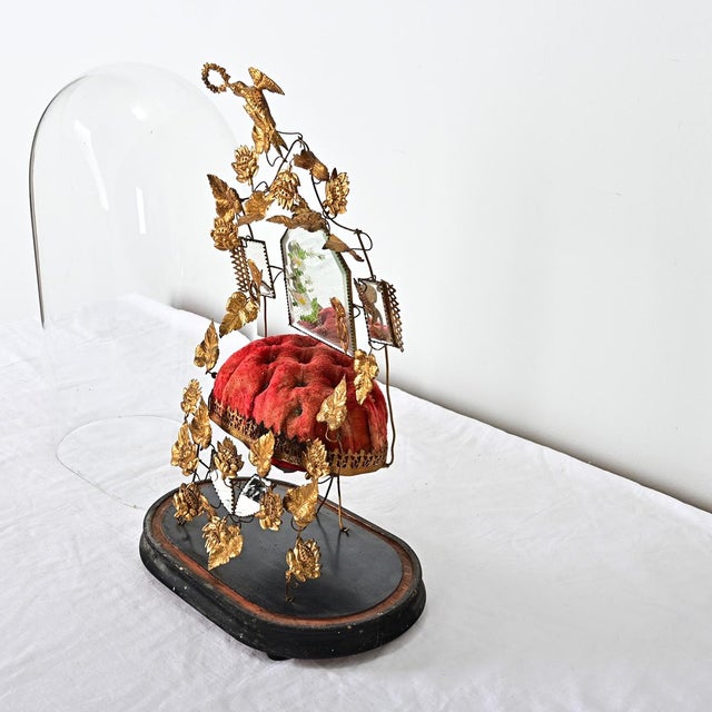 French 19th Century Marriage Dome on Stand For Sale - Image 4 of 13