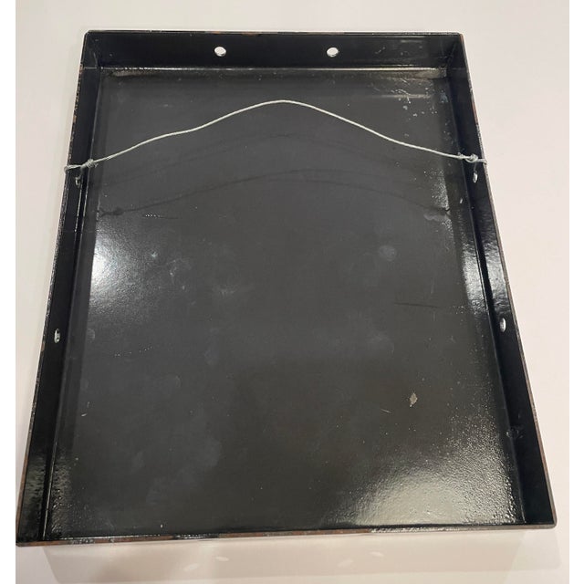 1990s Steve Krauss Abstract Enamel Painting For Sale - Image 5 of 5