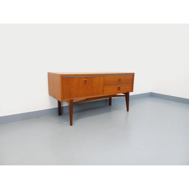 Small Vintage Scandinavian Teak Sideboard, 1960s For Sale - Image 15 of 15