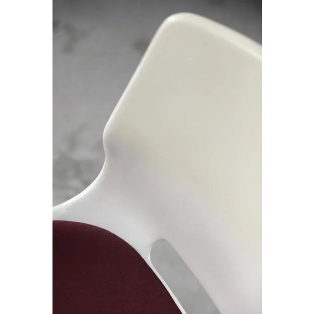 White Mid-Century Modern Scandinavian Chairs by Svante Schöblom for Overman, 1970s, Set of 5 For Sale - Image 8 of 18