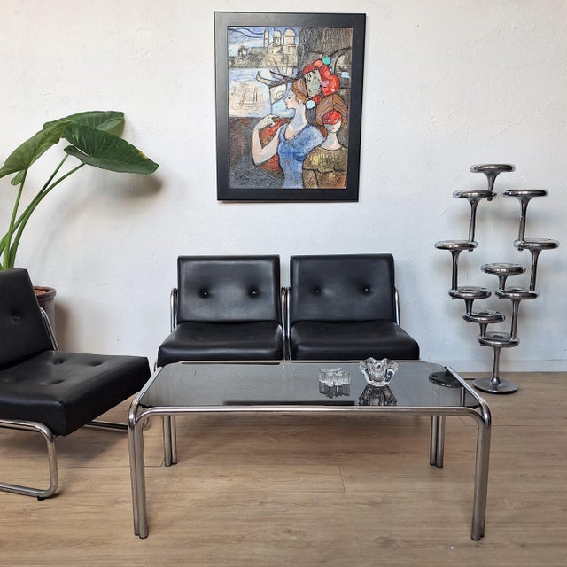 Vintage Armchairs from Soto Leon, Spain, 1965, Set of 3 For Sale - Image 9 of 16