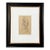 Antique Male Figure Drawing in Pencil on Paper From France, Framed For Sale