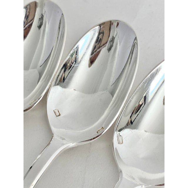 French Provincial Antique French Christofle Teaspoons - Set of 12 For Sale - Image 3 of 8