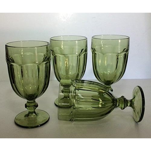 libbey gibraltar green glassware