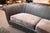 Custom Made Schnadig Furniture Faux Snake Skin & Dark Champagne Velvet Sofa For Sale In Detroit - Image 6 of 8