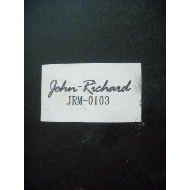 Glass John-Richard Designer 'Spider Web' / Halloween Wall Mirror With Ruby and Golden Bronze Mosaic Glass Surround For Sale - Image 7 of 8