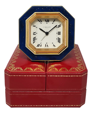 Vintage Pendulette Alarm Clock by Cartier, 1980s