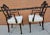 Pair of George III Style Mahogany Shield-Back and Upholstered Arm Chairs For Sale In Washington DC - Image 6 of 11