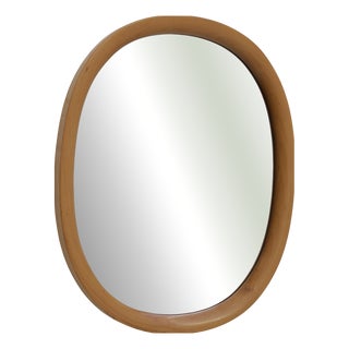 Sori Yanagi Natural Beech Bentwood Mirror Designed in 1975 for Akita Mokko by Sori Yanagi, 1970s For Sale