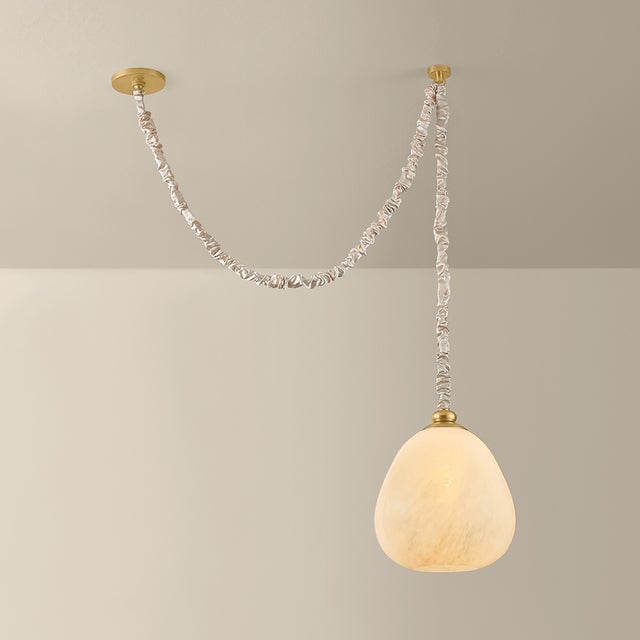 Mitzi Remi 11.5 in. 1 Light Pendant in Aged Brass Finish For Sale - Image 10 of 14