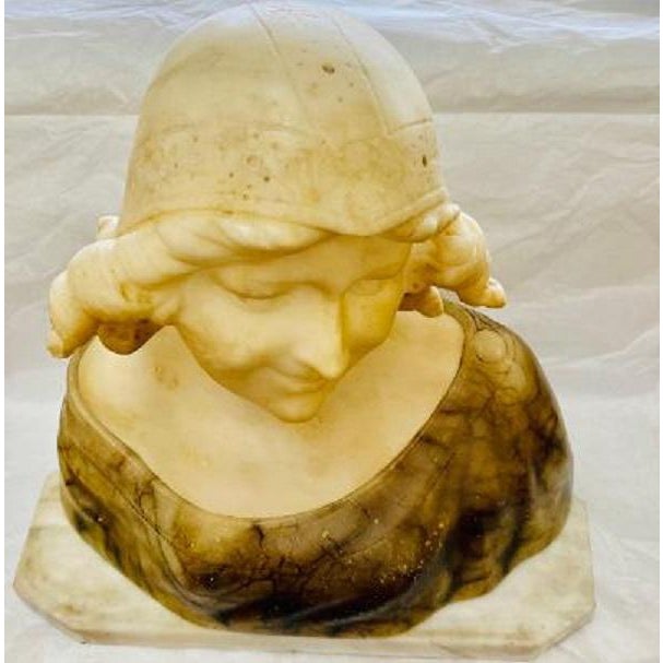 Alabaster Bust of Lady Chairish