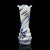 Mid-Century Modern 1950's Tall Vintage Murano Flower Vase For Sale - Image 3 of 12