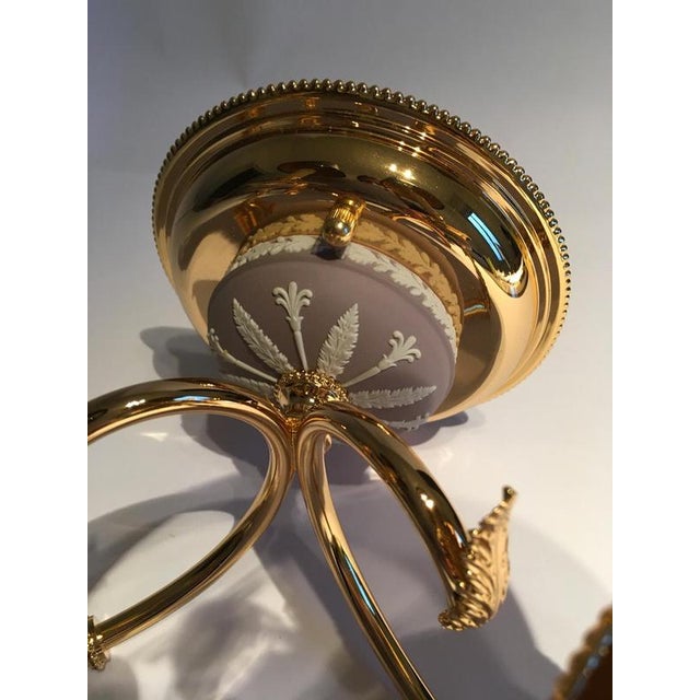 Postmodern Brass and Porcelain Wall Lights, Italy, 1970s, Set of 2 For Sale - Image 12 of 18