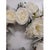 Antique White English White Roses & Sage Door Wreath 17" Flower Elegant Summer Spring Gorgeous For Sale - Image 8 of 17