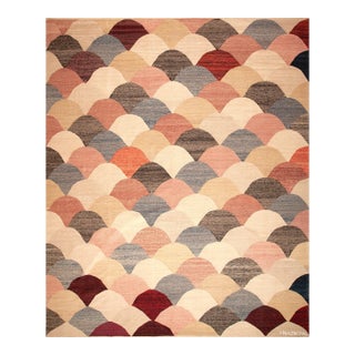Nazmiyal Collection Large Modern Geometric Kilim Rug For Sale