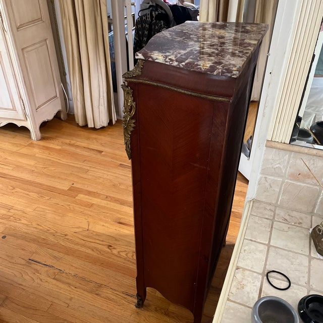 Louis XV Style Marquetry Chiffonier Antique For Sale In Miami - Image 6 of 10
