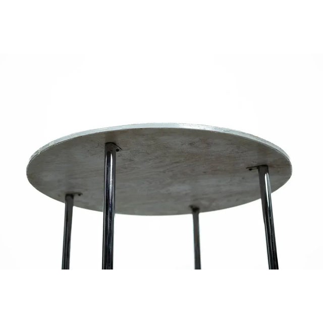For sale is a steel tube side table of the Dutch company GiSpen (model 501 a, catalog 1956). I have official proof of...