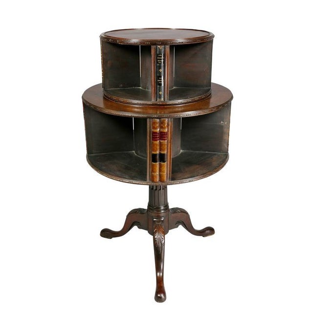 Mid 19th Century George III Style Mahogany Revolving Bookstand For Sale - Image 5 of 9