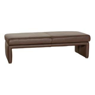 Raoul Leather Stool in Brown from Koinor For Sale