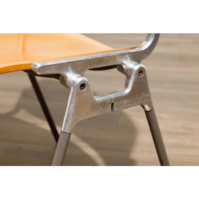 Giancarlo Piretti for Castelli 'Dsc 106' Stacking Dining Chairs, C 1965, Signed For Sale - Image 13 of 17