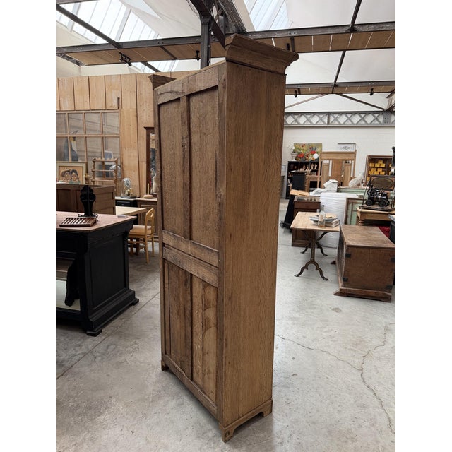 Early 20th Century Oak Display Cabinet For Sale - Image 9 of 10