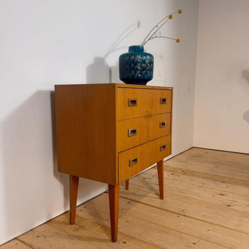 Oak bedside table, Denmark 1960s