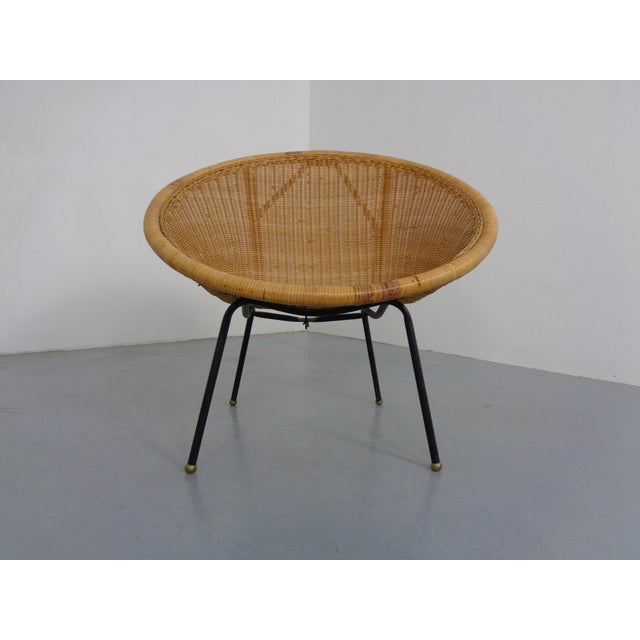 Mid-Century Modern Mid-Century Modern Wicker Chair by Paul McCobb, USA, 1950s For Sale - Image 3 of 17