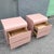 Postmodern Postmodern Pink Gloss Laminate Waterfall Nightstands - A Pair For Sale - Image 3 of 8