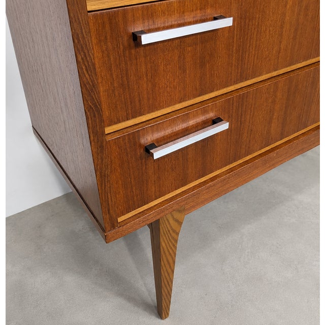Mid-Century Modern Teak Chest of Drawers, 1970s For Sale - Image 6 of 8