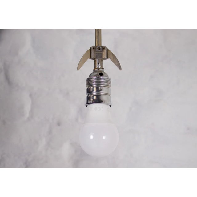 Suspension Light in Ice Glass, 1930s For Sale - Image 10 of 11