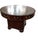 Antique Mahogany Leather Top Rent Drum Table For Sale - Image 4 of 8