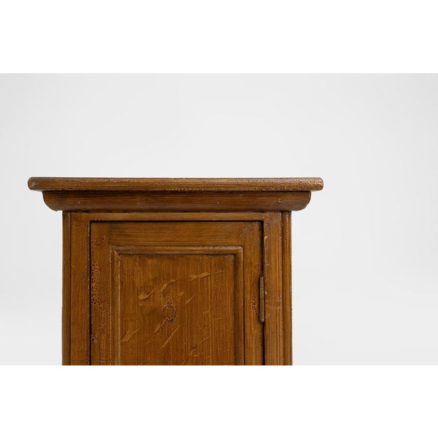 Mid-Century Modern Art Deco French Nightstand in Varnished Wood, 1930s For Sale - Image 3 of 13