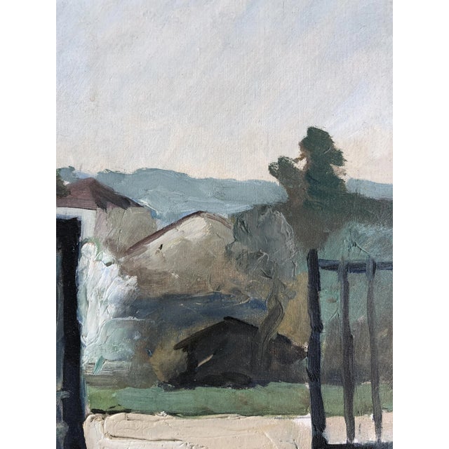 Charles Monnier, Portail à la Campagne, Oil on Canvas, Framed For Sale - Image 6 of 10