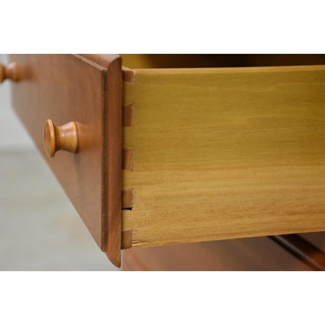 1990s Refinished Cherry Nightstand For Sale - Image 10 of 10