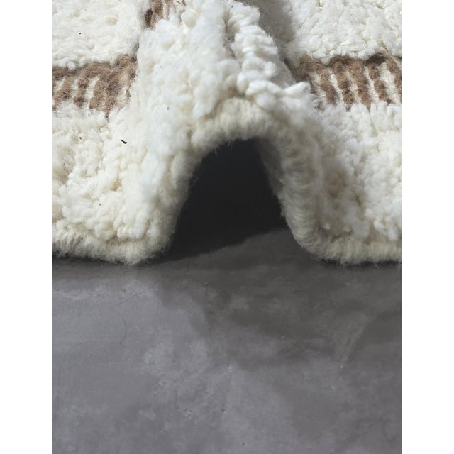 Contemporary Moroccan Rug Handmade Berber Wool Rug - 8.1 X 5.7 Ft For Sale - Image 3 of 8