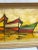 1960s Vintage Mid Century 1960’s Abstract Ships Coastal Carlson Oil Painting on Board For Sale - Image 5 of 9