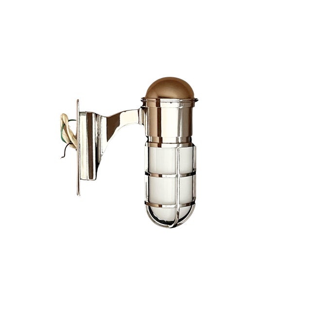 Coastal Visual Comfort Marine Wall Light For Sale - Image 3 of 4