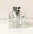 Vintage Large Square Modern Contemporary Refillable Crystal Table Lighter For Sale - Image 9 of 11