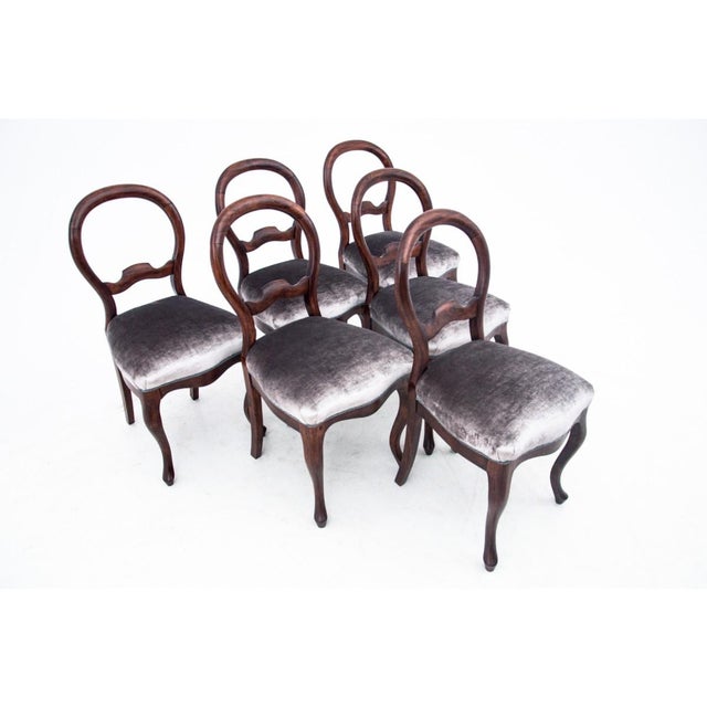 Antique Chairs, Northern Europe, 1880s, Set of 4, in Restored conditions. Designed before 1890