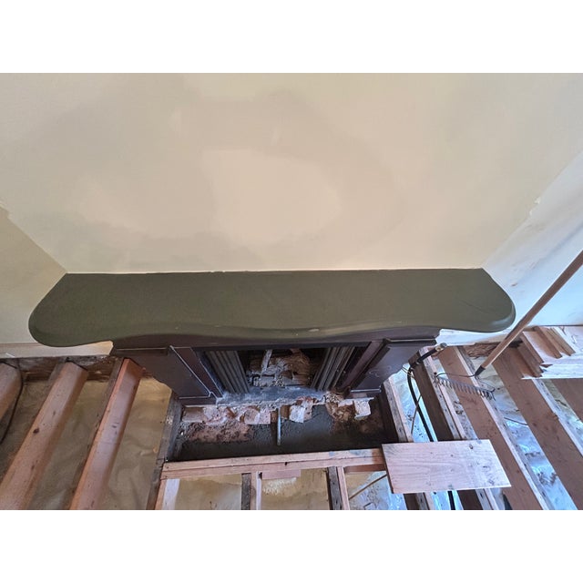 Late-19th-Century Victorian Slate Fireplace Mantel/Surround For Sale - Image 4 of 10