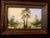 Late 20th Century Vintage 1995 Minature Carpathian Mountain Landscape Oil Painting on Board by I. Shevchenko 6 3/4 X 4 3/4". For Sale - Image 5 of 14