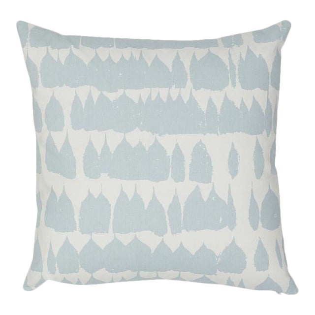 Schumacher Queen of Spain 20" Pillow in Sky For Sale