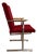 Vintage Chair in Red and Chrome For Sale