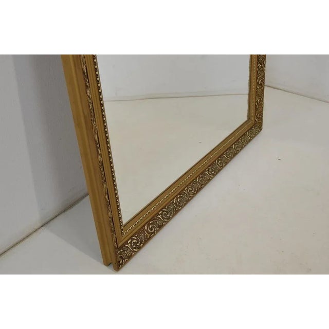 Brown Mid-Century Wall Mirror, 1960s For Sale - Image 8 of 12