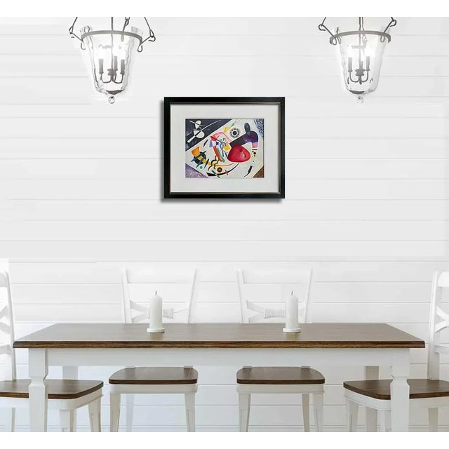 A compelling limited edition lithograph by Wassily Kandinsky, printed in 1960 by the renowned Maeght Éditeur, Paris....