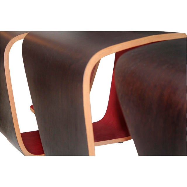 DNA Modular Bench in Wood attributed to Leonardo Rossano and Debora Mansur, 2013 For Sale - Image 6 of 8