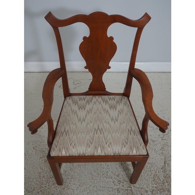 Age: Approx: 25 Years Old Details: Solid Cherry Bench Made, Handcrafted High Quality Construction 18 C. Design Chippendale...